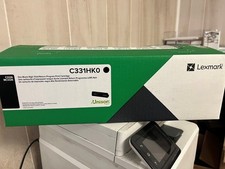 Genuine Lexmark C331HK0 Black High Yield Print C3326 MC3326 OPEN BOX  SEALED BAG picture