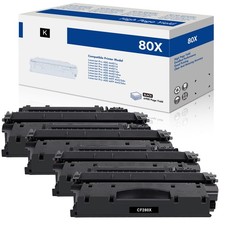 4PK CF280X Toner for HP 80X LaserJet Pro 400 M401dn M401a M401dne MFP M425dw picture