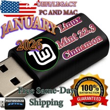 Linux Mint 22.3 Cinnamon – Bootable USB Flash Drive – January 2026 Release picture