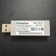 AmbiCom WP‑SA Bluetooth Wireless Printer Adapter USB Dongle Only picture