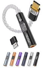 USB C DAC Audio Adapter with Headphone Amplifier - High-Resolution Sound, Portab picture