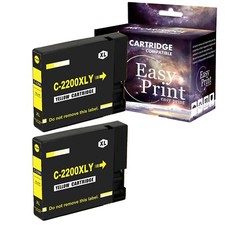 2PK PGI 2200 Yellow Ink Cartridge for Canon Maxify MB5420 iB4020 iB4120 Printer picture