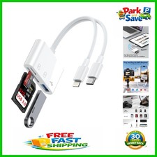 Versatile 3-in-1 SD Card Reader for iPhone, iPad & Samsung Galaxy with USB C picture