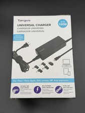 Targus 100W Universal Charger for Most USB-C Laptops Black New Open Box picture