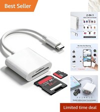 Compact USB-C SD Card Reader for iPhone 17/16/15 - Effortless Data Transfer picture
