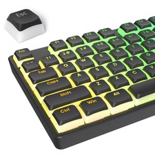 Pudding Keycaps Double Shot PBT Keycaps XDA Profile Translucent Layer Replace... picture