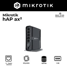 Mikrotik hAP AX2 C52iG-5HaxD2HaxD-TC-US US Version WiFI6 Home Access Point picture