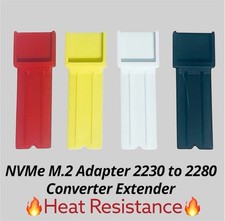 NVMe M.2 Adapter SSD 2230 to 2280 Hard Drive  Bracket Converter Extender LOT picture