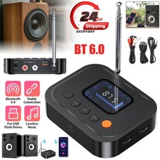 Bluetooth Receiver&Transmitter Wireless 3.5mm For AUX NFC to 2 RCA Audio Adapter picture