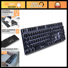 Slim Wireless Mechanical Keyboard - Low Profile Red Switches, Triple Mode (Bluet picture