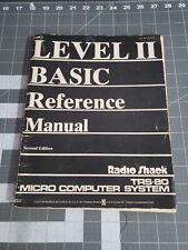 TRS-80 Level II Basic Reference manual Radio Shack Micro Computer 2nd edition picture