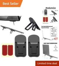Heat Dissipation Laptop Riser - Adjustable 2 Pcs Invisible Stand for All Laptops picture