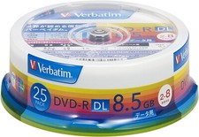 Verbatim DVD-R DL 25 discs DHR85HP25V1 NEW picture