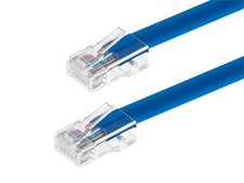 Monoprice Cat6 Ethernet Patch Cable - 10 Feet - Blue, RJ45, 550Mhz, UTP, 24AWG picture