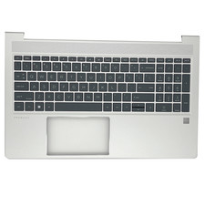 N01933-001 New Silver Palmrest w/Backlit Keyboard for HP Probook 450 G9 455 G9 picture