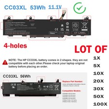 LOT CC03XL Battery For HP EliteBook 830 835 840 G7 G8 ZBook Firefly 14 G7 G8 53W picture