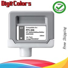 PFI-306 Gray Ink Cartridge for Canon IPF 8400s 8400se 9400s 8400 9400 PFI306GY picture