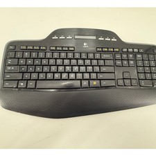 Logitech MK710 Wireless Keyboard Full Size Unifying Ergonomic Palm Rest LCD picture