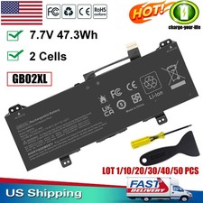 ✅LOT 1-50 GB02XL Battery for HP CHROMEBOOK X360 11 G2 EE HSTNN-DB7X HSTNN-IB8W picture