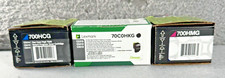 LEXMARK 700HMG, 70C0HKG Toners SET 3 GENUINE SEALED picture