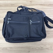 TUMI Alpha 26160D4 Black Ballistic Nylon Expandable Laptop Briefcase Bag picture