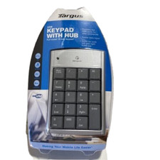 Numeric Keypad Targus PAUK10Y01U USB with 2-port Hub 19 Key Function Full Size  picture
