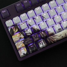 Overlord Albedo Transparent RGB 108Keys PBT OEM Keycaps for Mechanical Keyboard picture