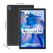 AEEZO 10 inch Octa-Core Android 14 Tablet 10+128GB,Dual Camera Bluetooth WIFI picture