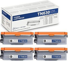 4 PK High Yields TN660 TN630 Toner Compatible For Brother DCP-L2540DW Black picture