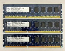 💻 Nanya 12GB (3x4GB) DDR3 Desktop RAM Memory PC3-10600U 1333MHz – Lot of 3 picture