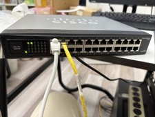 Cisco Small Business SR224 24-Port Ethernet Switch w/ Power Cord excellent work picture