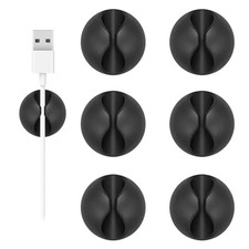 20PCS Desktop Tidy Management USB Cable Organizer Silicone Fixer Wire Wire Winde picture
