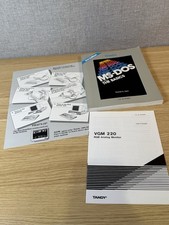 Vintage Tandy 1000 RLX Manual Lot MS-DOS The Basics VGM 220 Monitor Quick Start picture