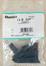 CMBBL-X Mini-Com 1-Port Blank Module, Black - 10 Pack picture