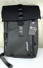 Qualtrics Waterproof Rubber Black Unisex Backpack New picture