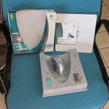 used in package -Logitech MX 610 Cordless Laser Mouse usb ps/2 connections plug picture
