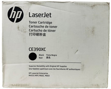 New Genuine HP CE390XC Black Toner Cartridge Box LaserJet Enterprise M4555 picture