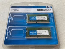 CFD Crucial DDR4-2666 16GB 8GBx2 Notebook Memory Modules Unopened picture