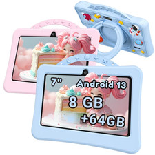 Cartoon Pattern Kids Tablet Android 13 Learning Games 8GB RAM 64GB ROM 5G WIFI picture
