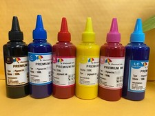 6x100ml Universal Premium PIGMENT Refill Ink for Epson Canon HP Brother Lexmark picture