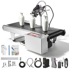 Automatic Inkjet Printer Date Logo Barcode Coder Batch Coding Machine 42ml Ink picture