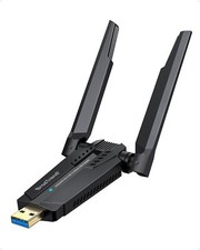 Axe5400 Wifi 6e Usb Adapter Triband Long Range Usb Wifi Adapter For Desktop Pc L picture