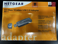 NETGEAR 54 Mbps Wireless USB 2.0 Adapter WG111 2.4 GHz 802 11 picture
