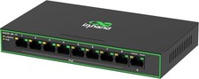9 Ports Gigabit Network Switch w/ 8 PoE+ Ports Max.120W each port 30w Metal Case picture