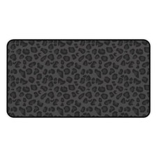 Gray Leopard Print Desk Mat, Mousepad picture