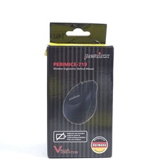 Perimice-719L, Left Handed Wireless Vertical Mouse, Portable Size for Laptops Co picture
