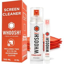 Screen Shine Duo: Non-Toxic Screen Cleaner Kit with Microfiber Cloths, 3.7 Fl Oz picture