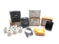 NEW Zebra ZQ510 Mobile Bluetooth Thermal Barcode Printer Kit + (42) Label Bundle picture