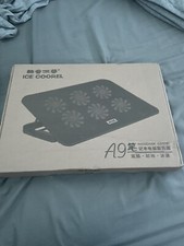 ICE COOREL Laptop Cooling Pad with 6 Fans, Adjustable Speed & Black picture