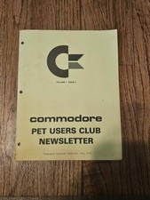 Vintage Commodore PET Users Club Newsletter Vol 1 Issue 2 Rare Early PET Compute picture